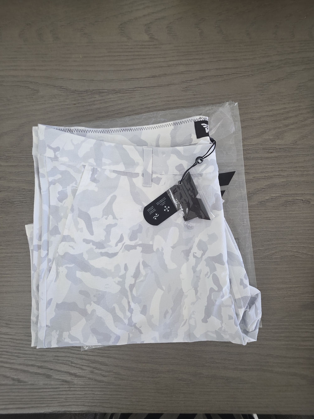 New PXG White & Light Gray Camo Golf Shorts